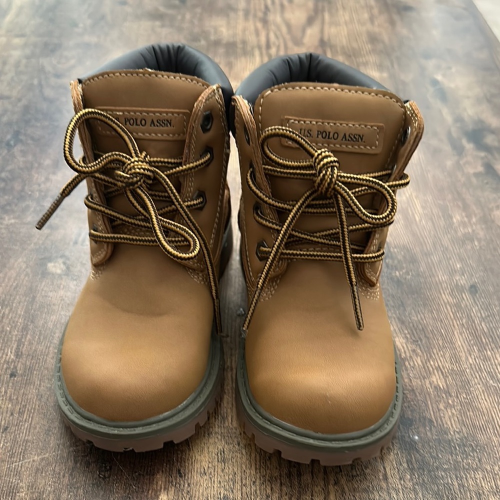 U.S. Polo Assn. Tan Ankle Boots with Padded Collar
